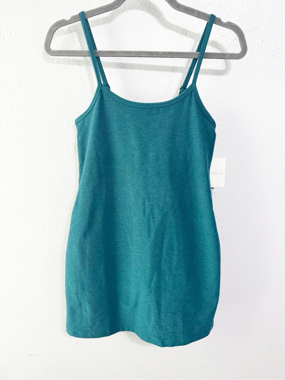 NWT Beyond Yoga Teal Spaghetti-Strap Tank Dress size xs